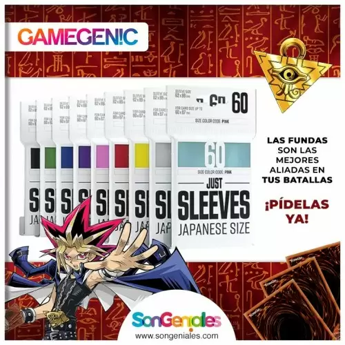 Fundas 62x89 mm - Just Sleeves x 60 - Morado GGX10018ML Gamegenic Gamegenic